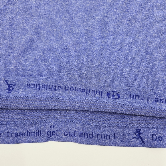 Lululemon Swiftly Tech 1/2 Zip Long Sleeve Top Heathered Purple Blue - Picture 11 of 11